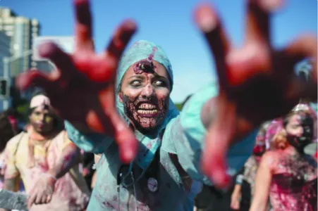 Zombie Pub Crawl, Horror Ball set Saturday